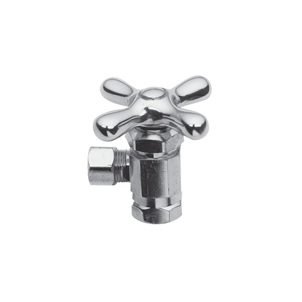 Angle Valve, 3/8" Ips in Polished Chrome